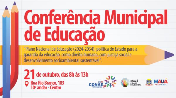 Etapa municipal de Conferência Nacional de Educação: saiba como